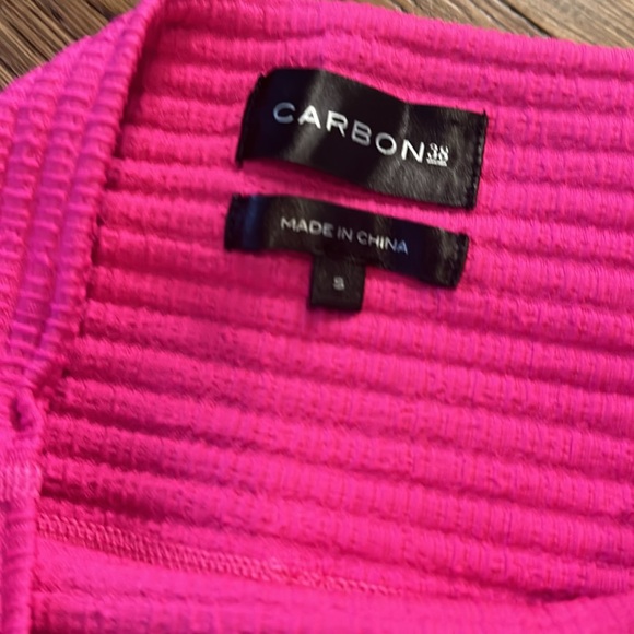 CARBON38 Ribbed 7/8 Legging Neon pink - Picture 6 of 8